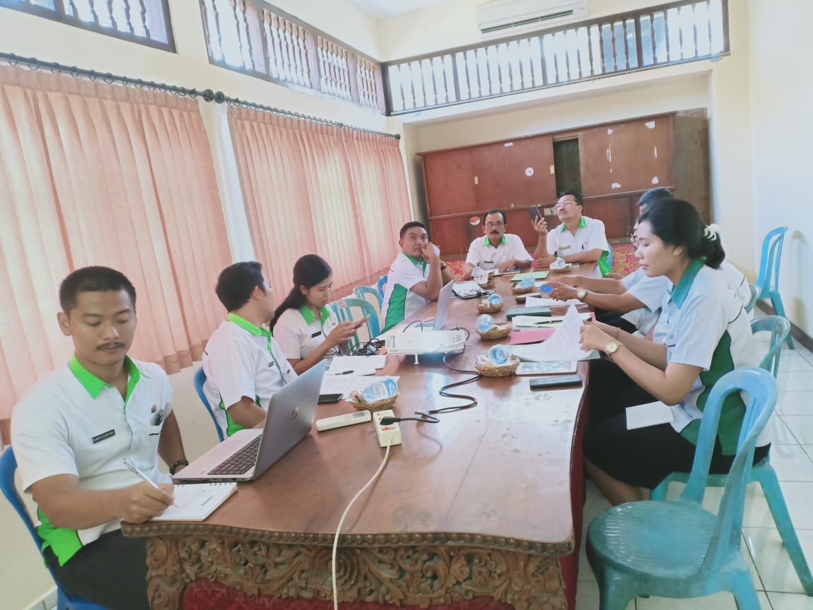 RAPAT PERSIAPAN PELAKSANAAN TUNJANGAN KINERJA DAERAH KAB. KLUNGKUNG TAHUN 2020