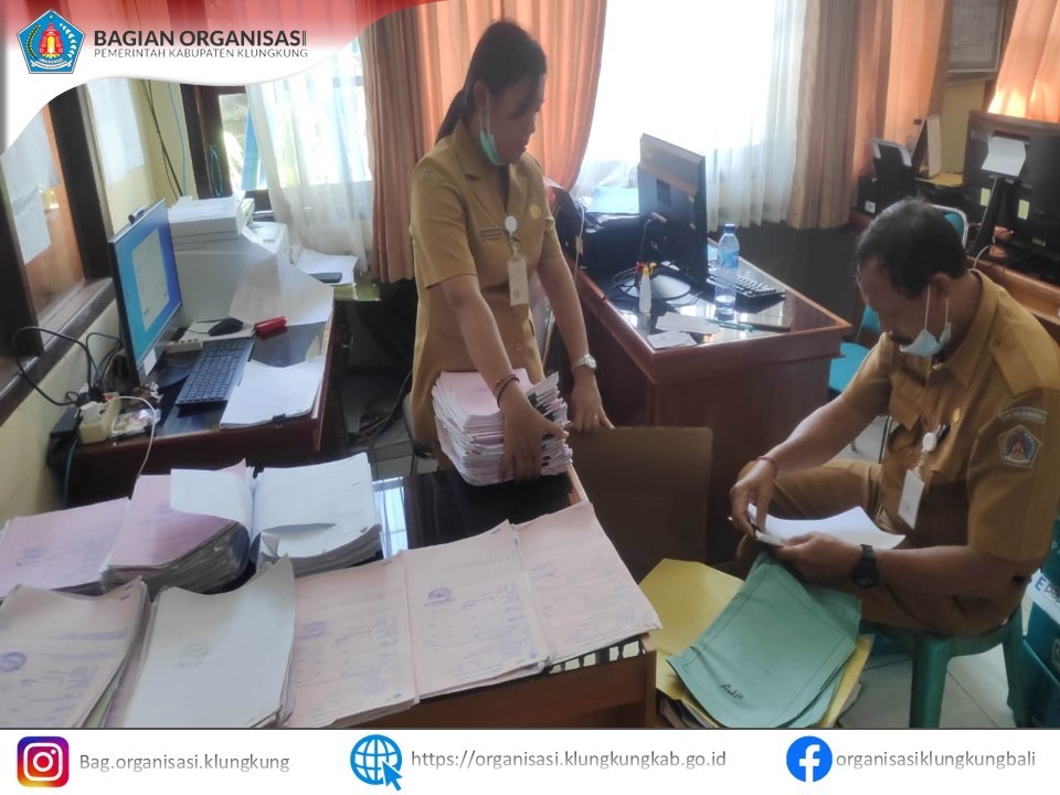 Penataan pengelolaan arsip Bagian Organisasi