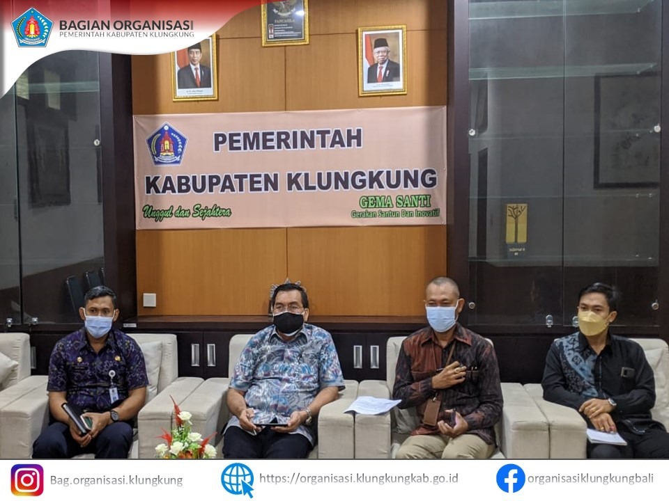 Persiapan Tindak Lanjut Permendagri Nomor 25 Tahun 2021 Tentag Dinas Penanaman Modal dan Pelayanan Terpadu Satu Pintu Kabupaten Klungkung