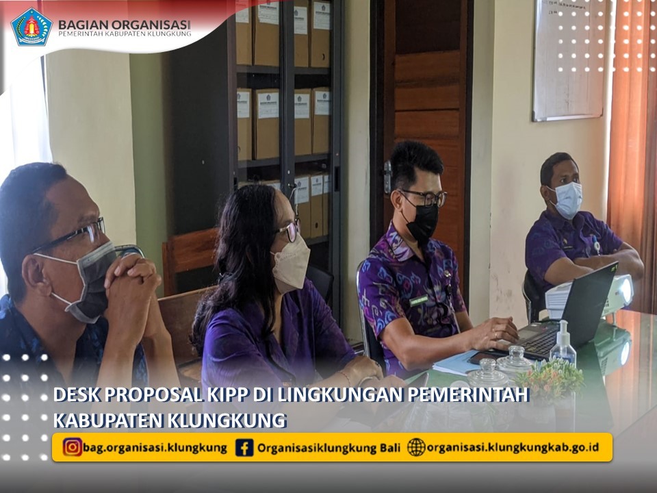 DINAS PERTANIAN, BAPERLITBANG DAN DPUPRPKP  KAB. KLUNGKUNG SIAPKAN INOVASI DALAM KIPP 2022