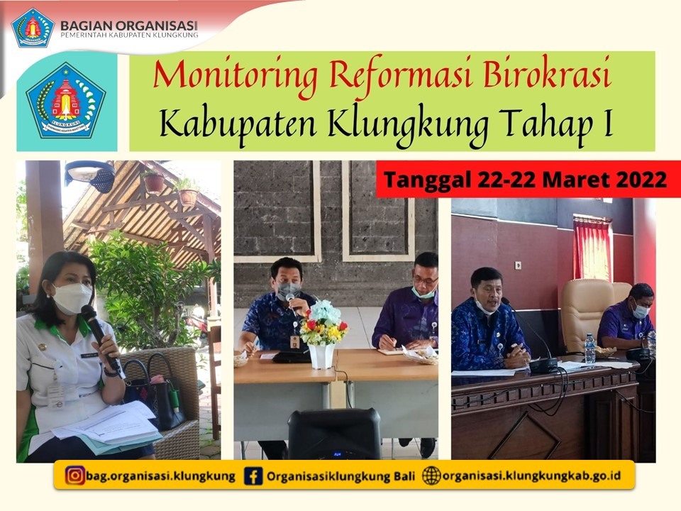 DISPAR, DKPP DAN DISARPUS DALAM MONITORING REFORMASI BIROKRASI TAHAP I TAHUN 2022
