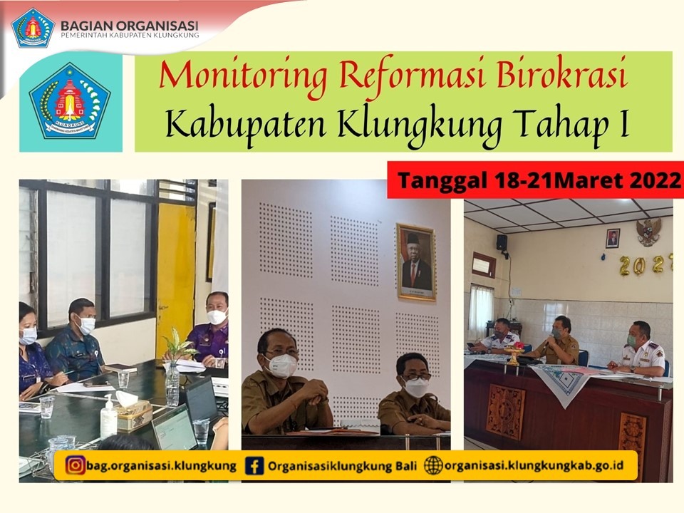 DISHUB, DLHP, BPKPD DAN DISNAKER DALAM MONITORING REFORMASI BIROKRASI TAHAP I TAHUN 2022