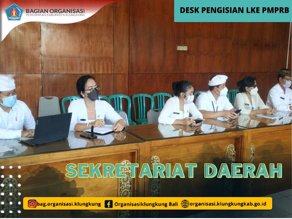 DESK PENGISIAN LKE PMPRB SEKRETARIAT DAERAH