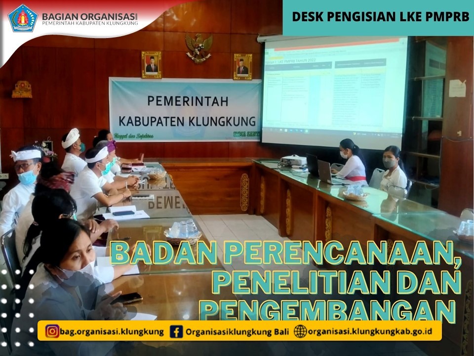PENGISIAN LKE PMPRB BADAN PERENCANAAN, PENELITIAN DAN PENGEMBANGAN