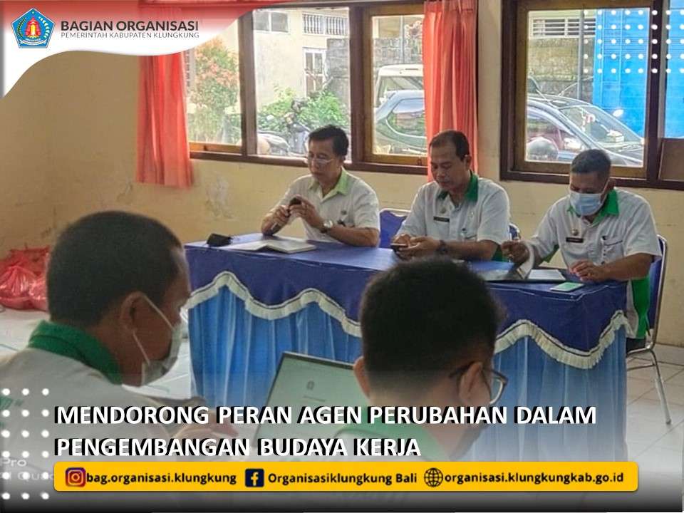PENYUSUNAN RENCANA AKSI AGEN PERUBAHAN PADA 2 OPD