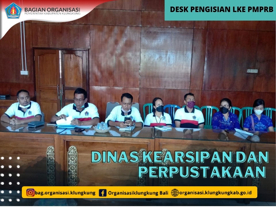 PENGISIAN LKE PMPRB DINAS KEARSIPAN DAN PERPUSTAKAAN