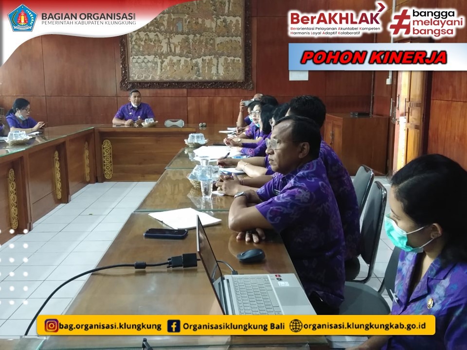 PEMBAHASAN POHON KINERJA DINAS KOPERASI, UKM,  PERINDUSTRIAN DAN PERDAGANGAN
