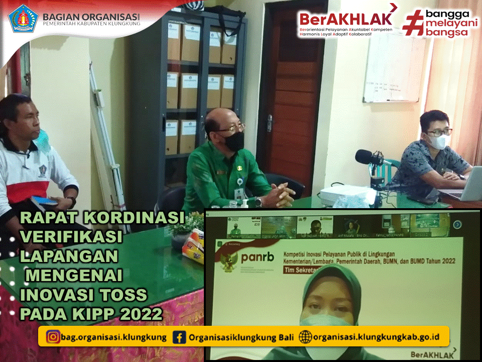 RAPAT KOORDINASI PERSIAPAN VERIFIKASI LAPANGAN KIPP 2022