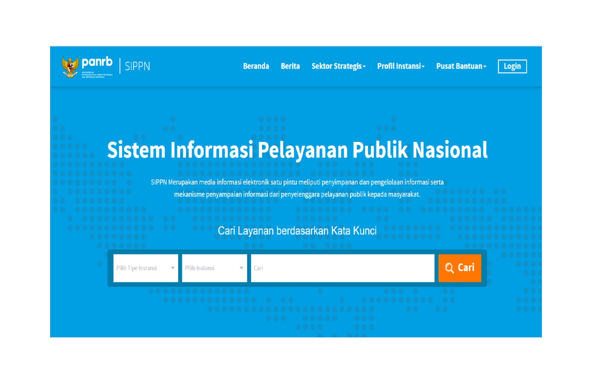 Sistem Informasi Pelayanan Publik Nasional (SIPPN)