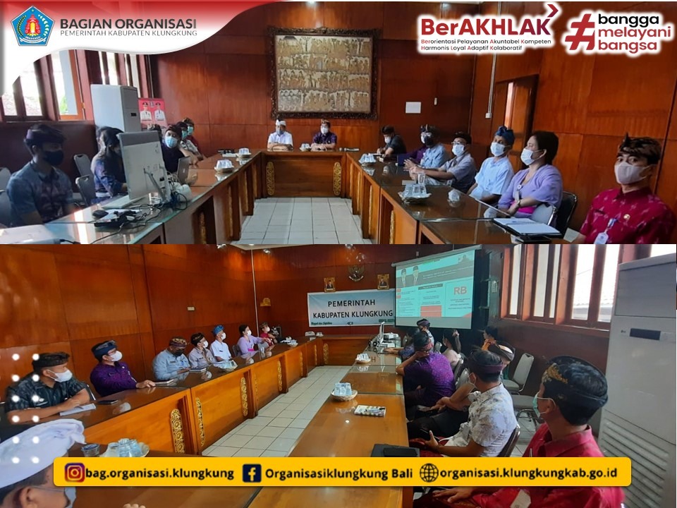 ENTRY MEETING EVALUASI RB DAN SAKIP PEMDA WILAYAH II TAHUN 2022