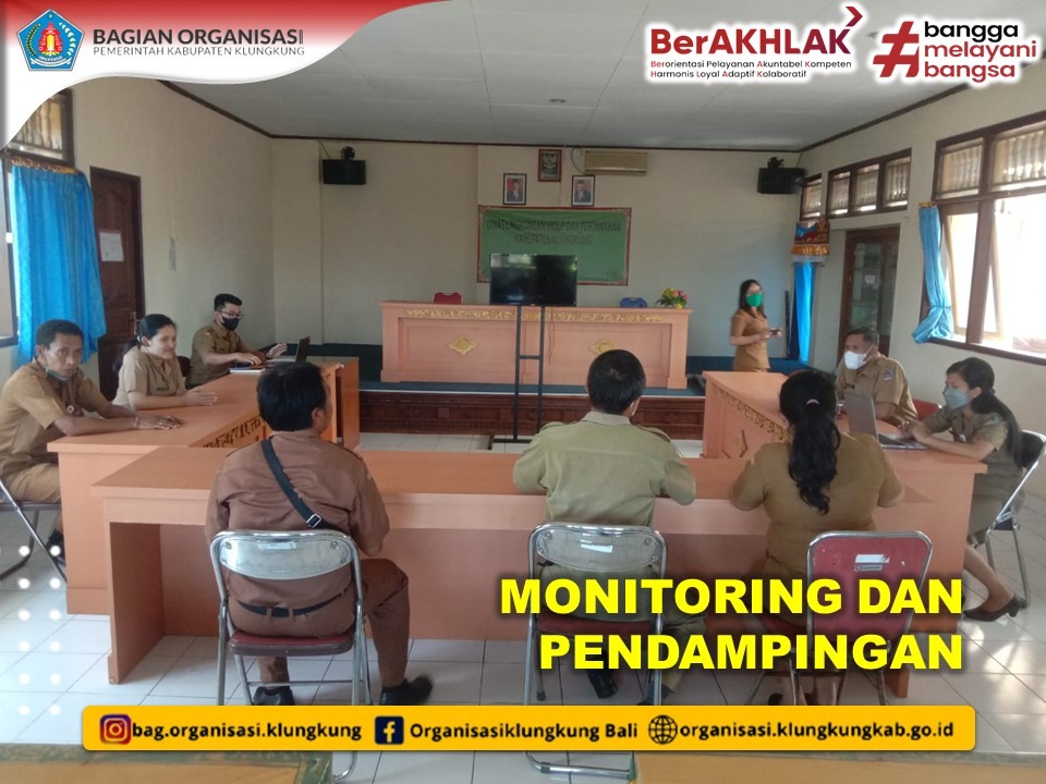 MONITORING DAN PENDAMPINGAN PADA DINAS LINGKUNGAN HIDUP DAN PERTANAHAN