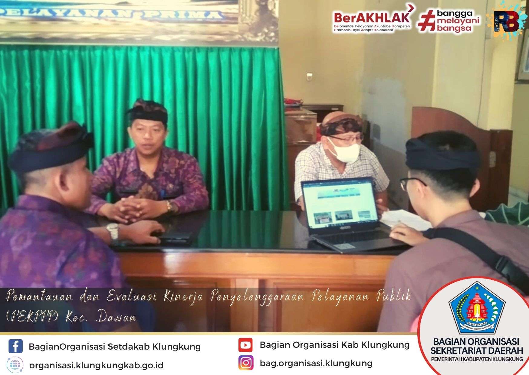 Monev Kinerja Penyelenggaraan Pelayanan Publik di Kecamatan Banjarangkan