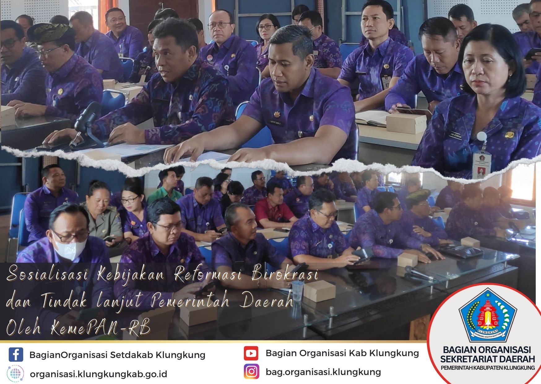 Sosialisasi Kebijakan Reformasi Birokrasi dan Tindak Lanjut Pemerintah Daerah oleh Kementerian PANRB