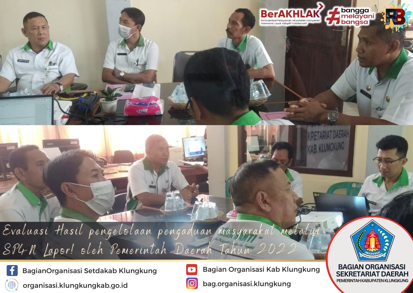 Evaluasi Hasil Pengelolaan Pengaduan Masyarakat Melalui SP4N Lapor! oleh Pemerintah Daerah Tahun 2022