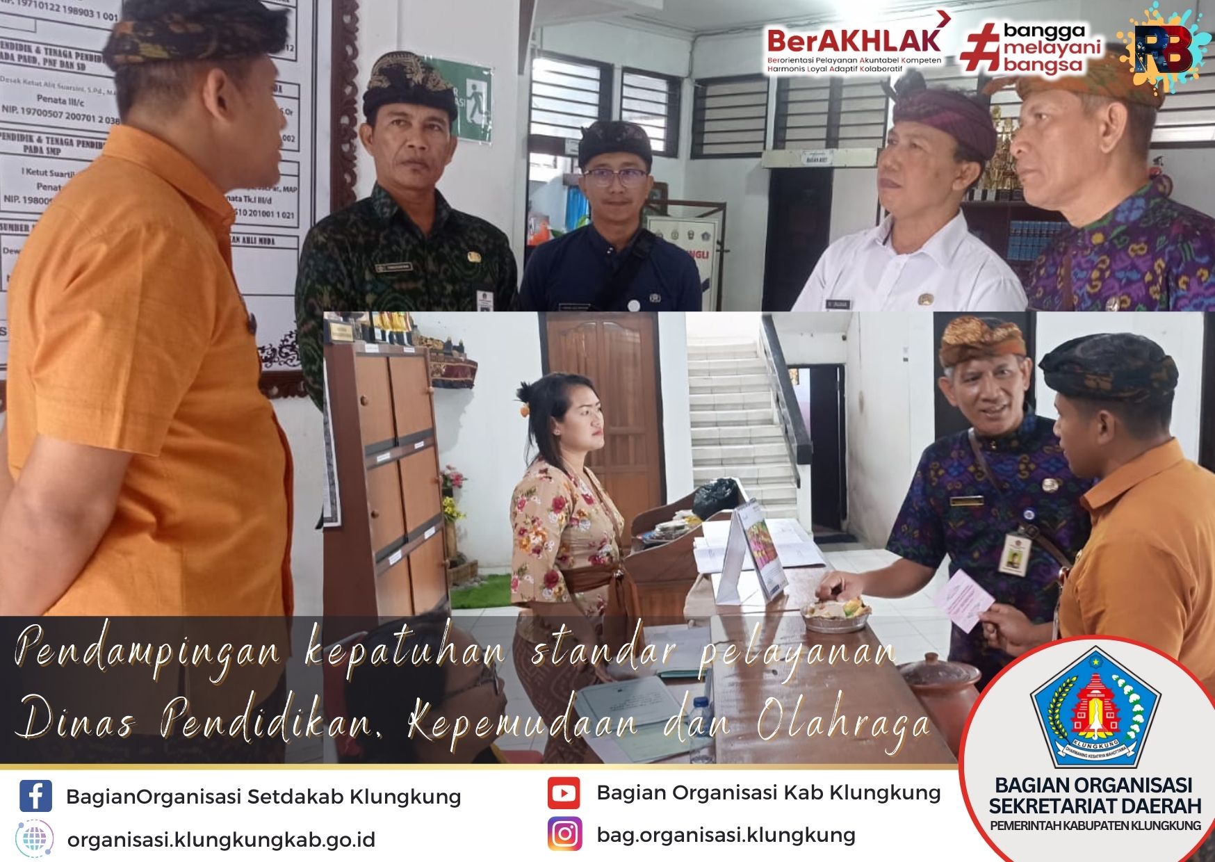 Pendampingan Kepatuhan Standar Pelayanan pada Unit Penyelenggara Pelayanan Publik