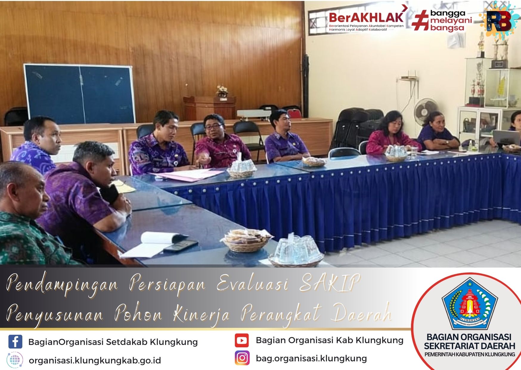 Pendampingan Persiapan Evaluasi SAKIP dan Penyusunan Pohon Kinerja Dinas Pemberdayaan Masyarakat dan Desa,Pengendalian Penduduk dan Keluarga Berencana