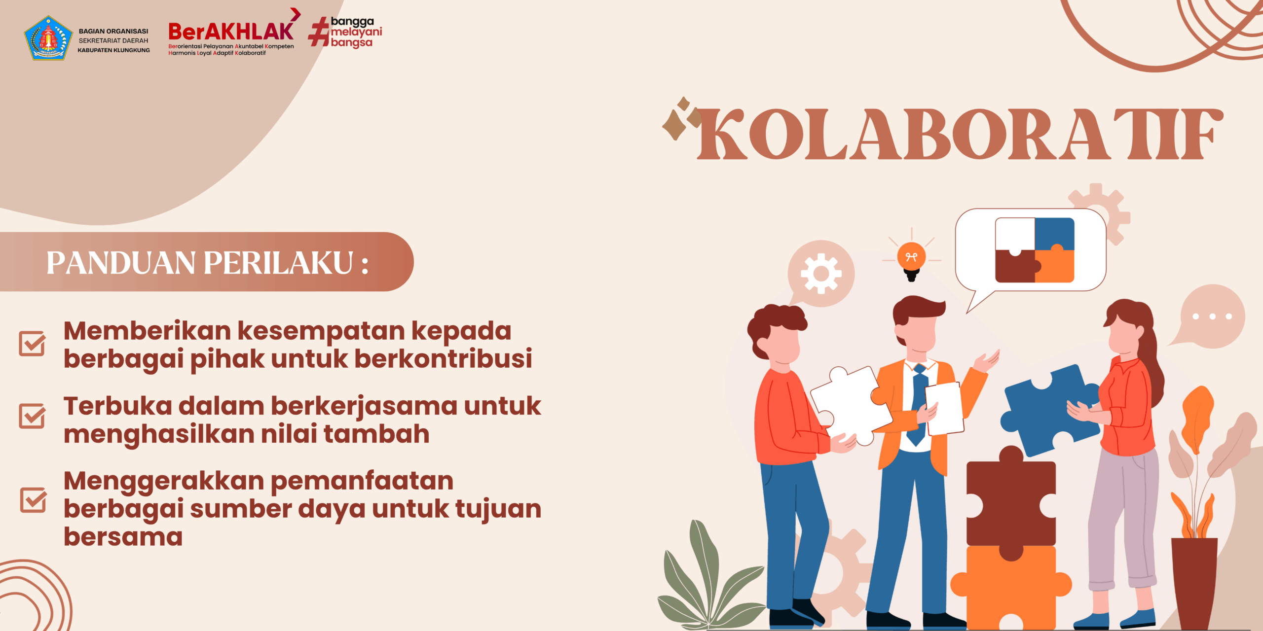 Kolaboratif: Kunci Keberhasilan dalam Bingkai BerAKHLAK