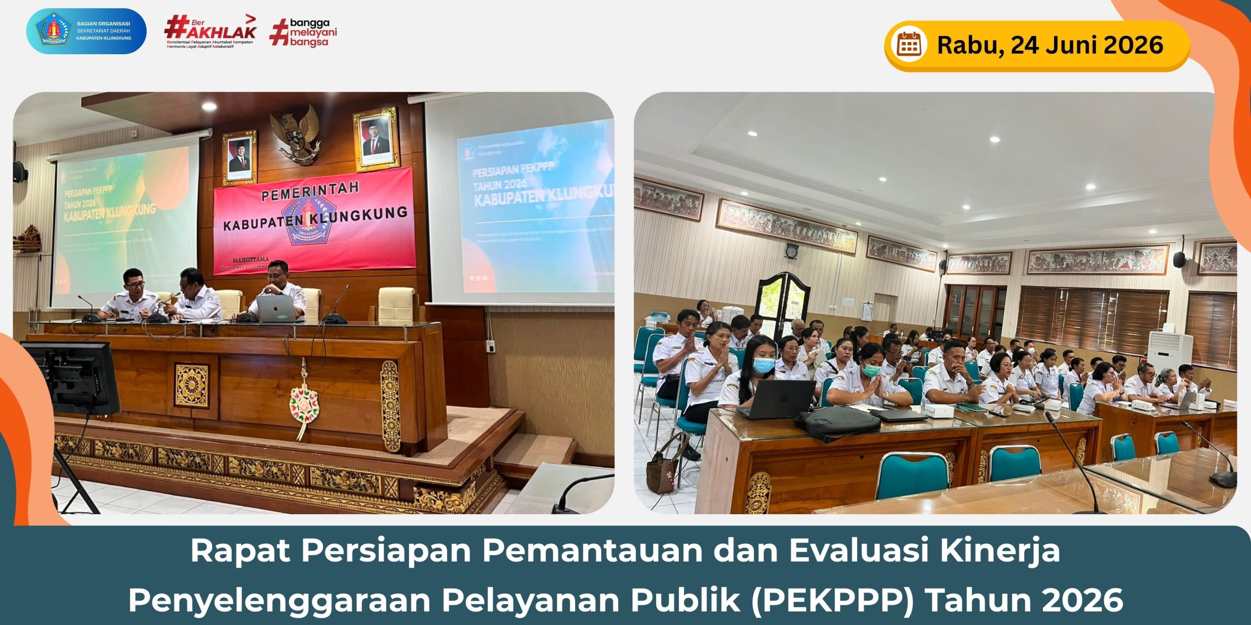 Rapat Persiapan Pemantauan dan Evaluasi Kinerja Penyelenggaraan Pelayanan Publik (PEKPPP) Tahun 2026